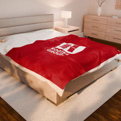 Rogers Group Inc. - Branded Cozy Velveteen Plush Blanket