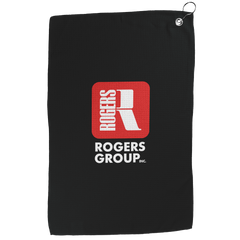 Rogers_Group_Inc_-_Branded_Golf_Towel_Front_Vertical_Mockup.png