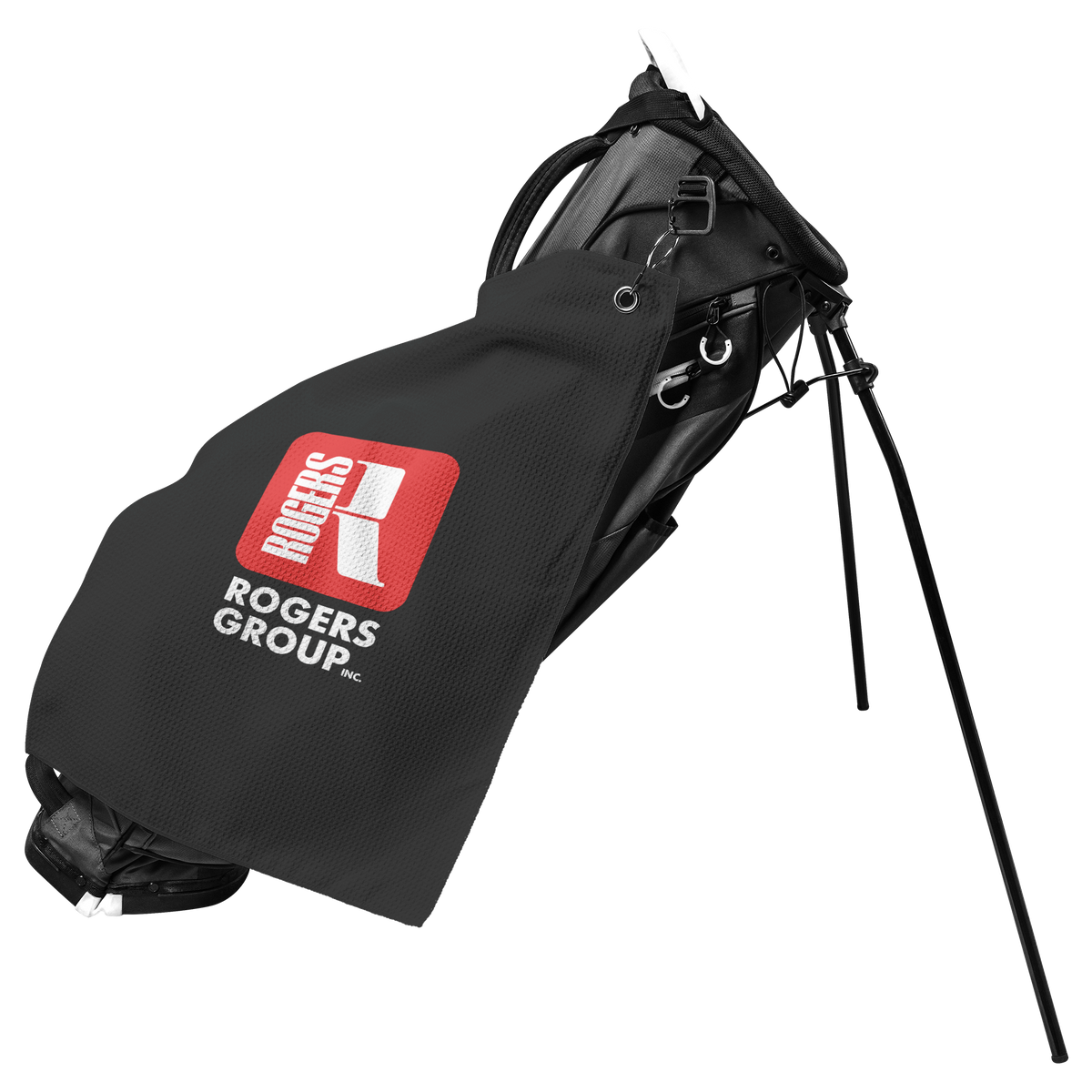 Rogers_Group_Inc_-_Branded_Golf_Towel_Lifestyle_Front_Vertical_Mockup.png